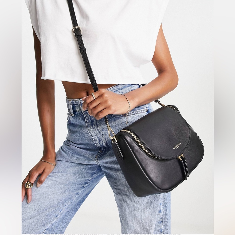 Paul Costelloe leather crossbody bag